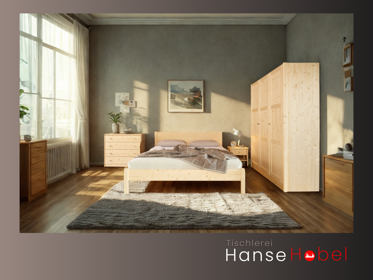 Massivholz-Kommode Lübeck mit Schubladen – Natürlich & funktional
