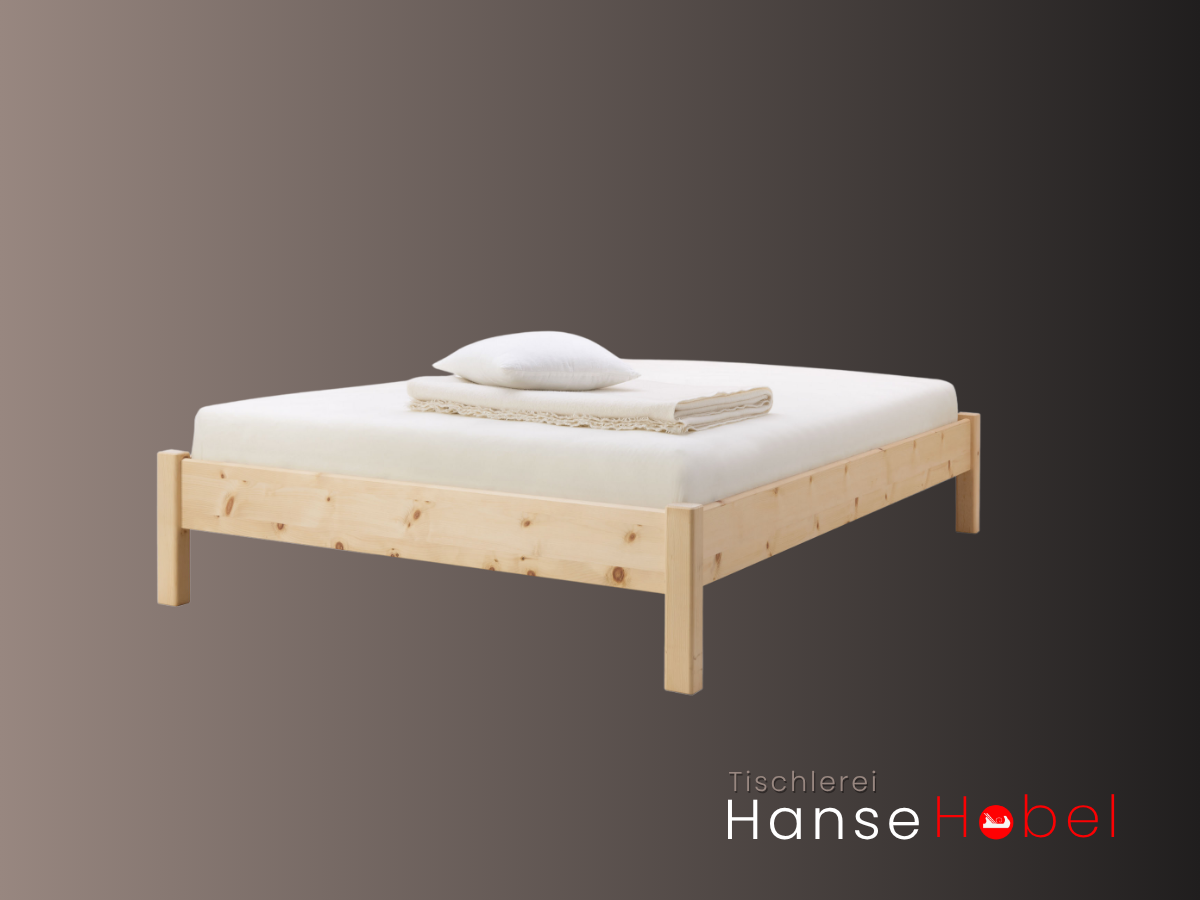 Rahmenbetten Lübeck aus Massivholz – Klar und zeitlos