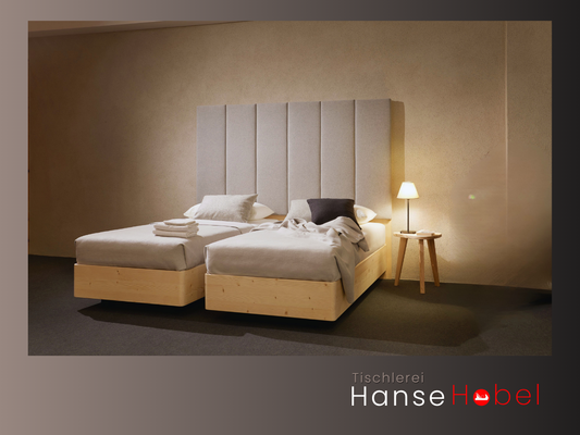 Produktbild: Sommier Bett KIEL – aus Massivholz, abgestimmt auf Lattenrost sonno Easy