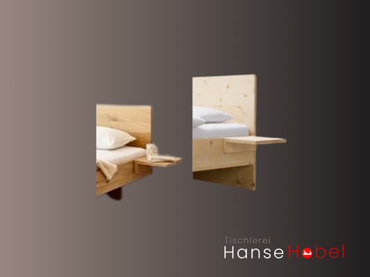 Produktbild: Wand- oder Seitenablage BREMEN – flexibel montierbar, aus Massivholz