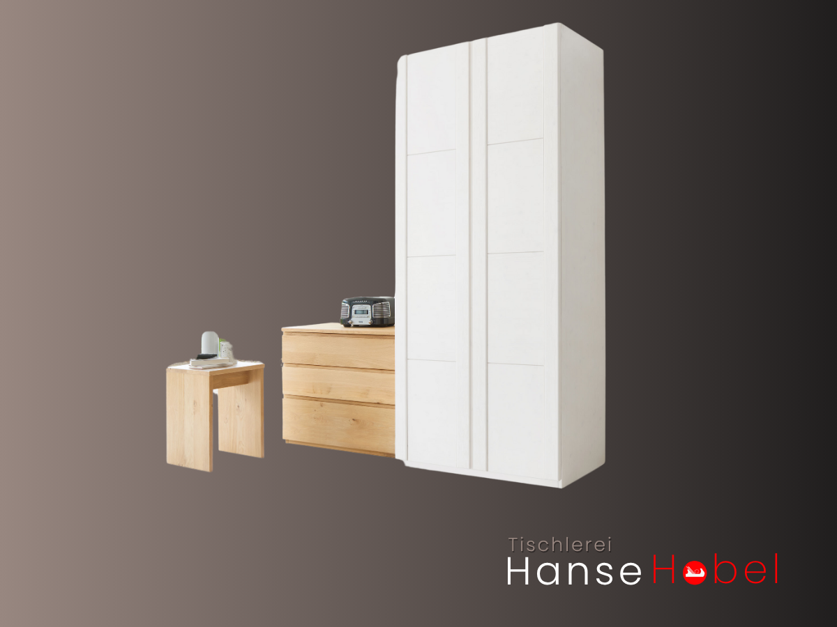 Produktbild: Massivholz-Schrank HAMBURG – flexibel wählbar mit 1 oder 2 Türen
